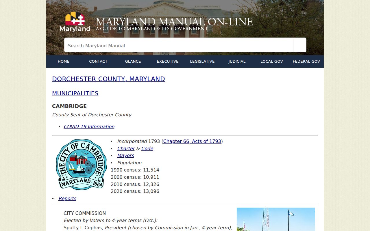 Cambridge City Hall listing used for Cambridge warrant records routing